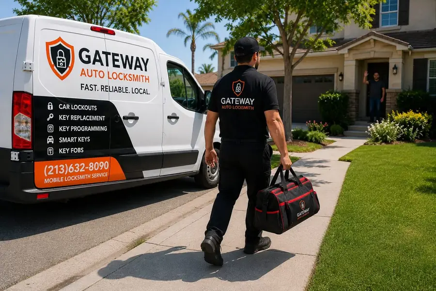 Gateway Auto Locksmith mobile locksmith van serving Eastvale and Inland Empire drivers